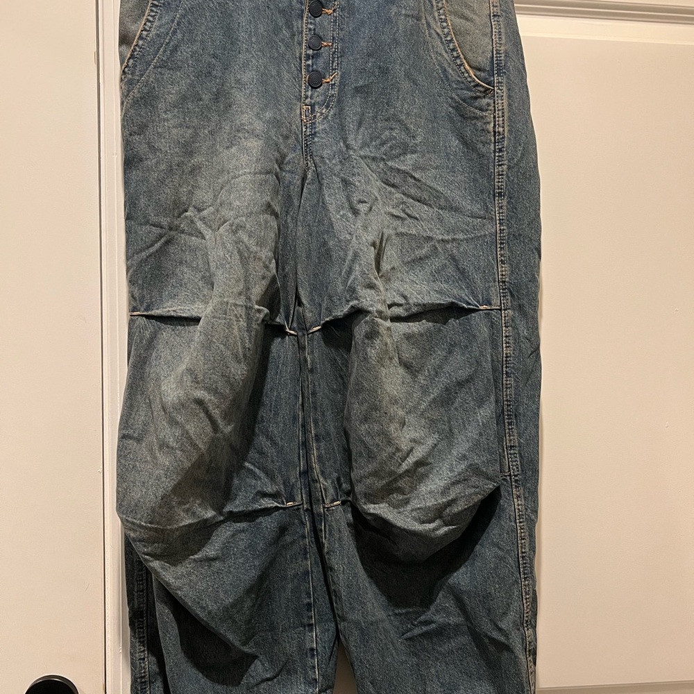We The Free Newbies Solid Slouchy Jeans Size M‎ - Picture 2 of 10
